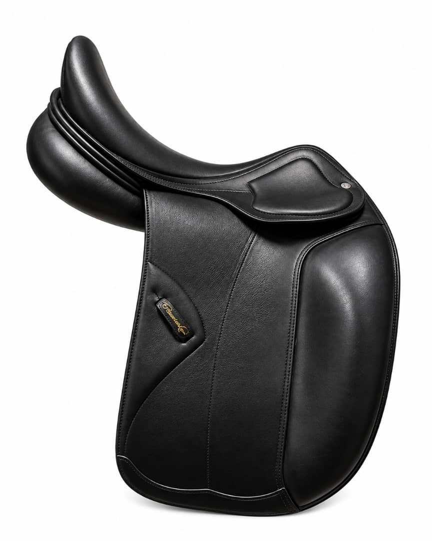 Amerigo Pasubio Pinerolo – Dressursattel, 17,5 Zoll, Kammerweite M
